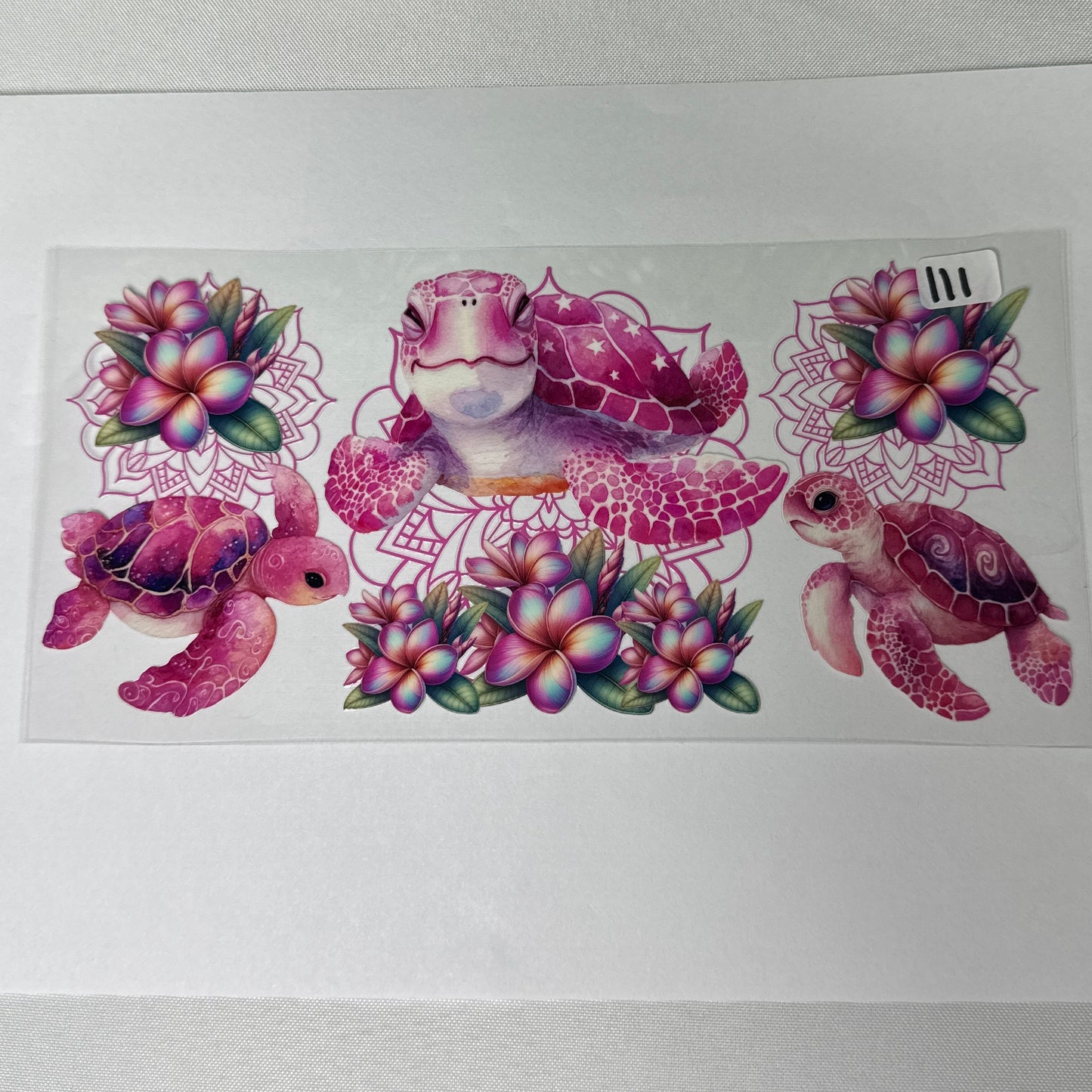 Ocean/Turtle UVDTF Cup Wraps