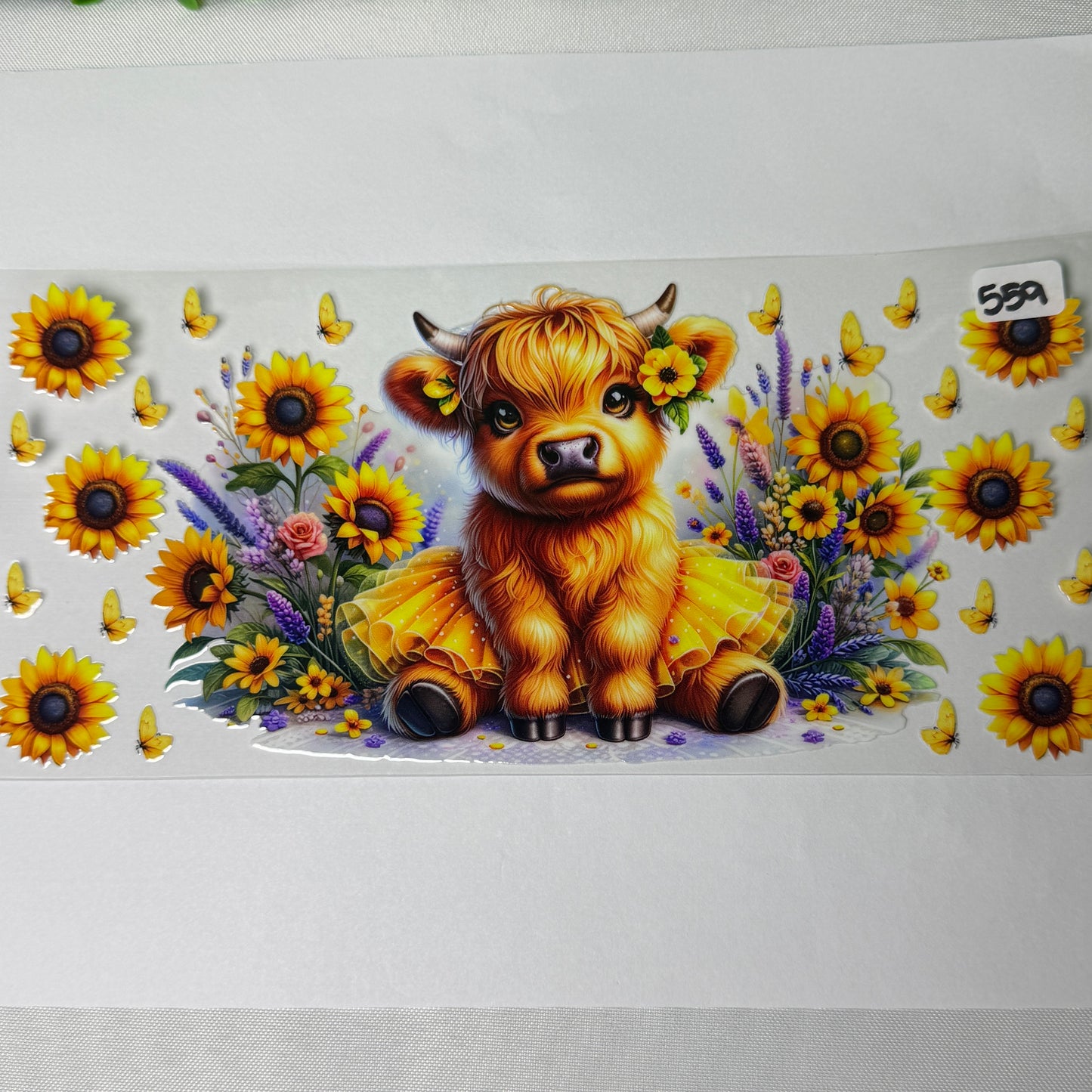 Highland Cow UVDTF Cup Wraps