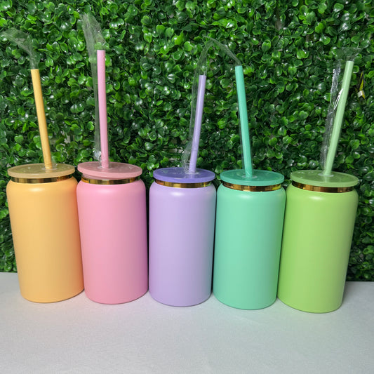 16oz Stainless steel gold plated cups