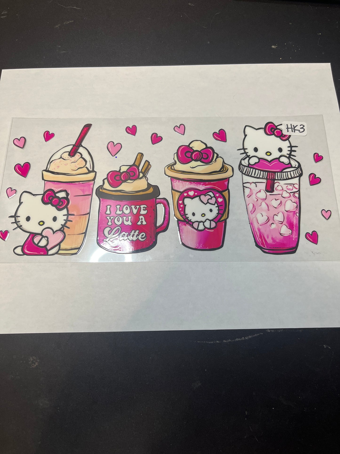 HK3 Cute Character UVDTF Wrap