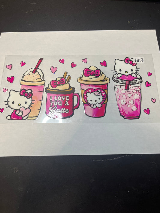 HK3 Cute Character UVDTF Wrap