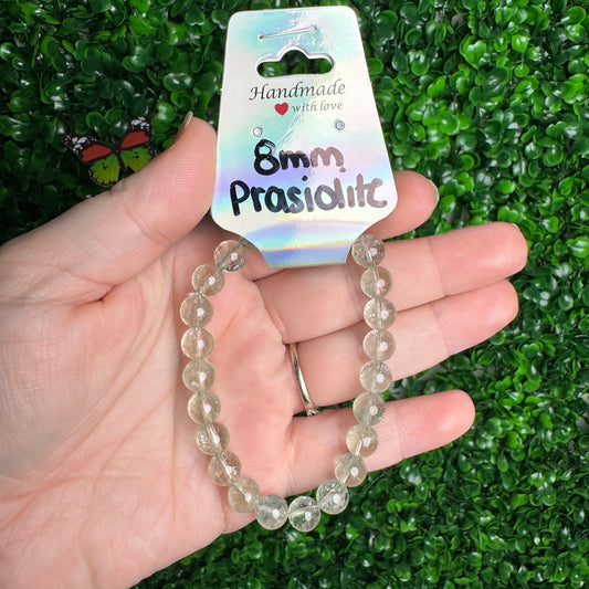 8mm Prasiolite bracelet