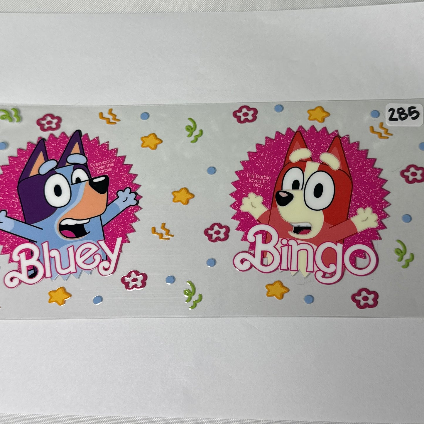 Blue Dog UVDTF Cup Wraps