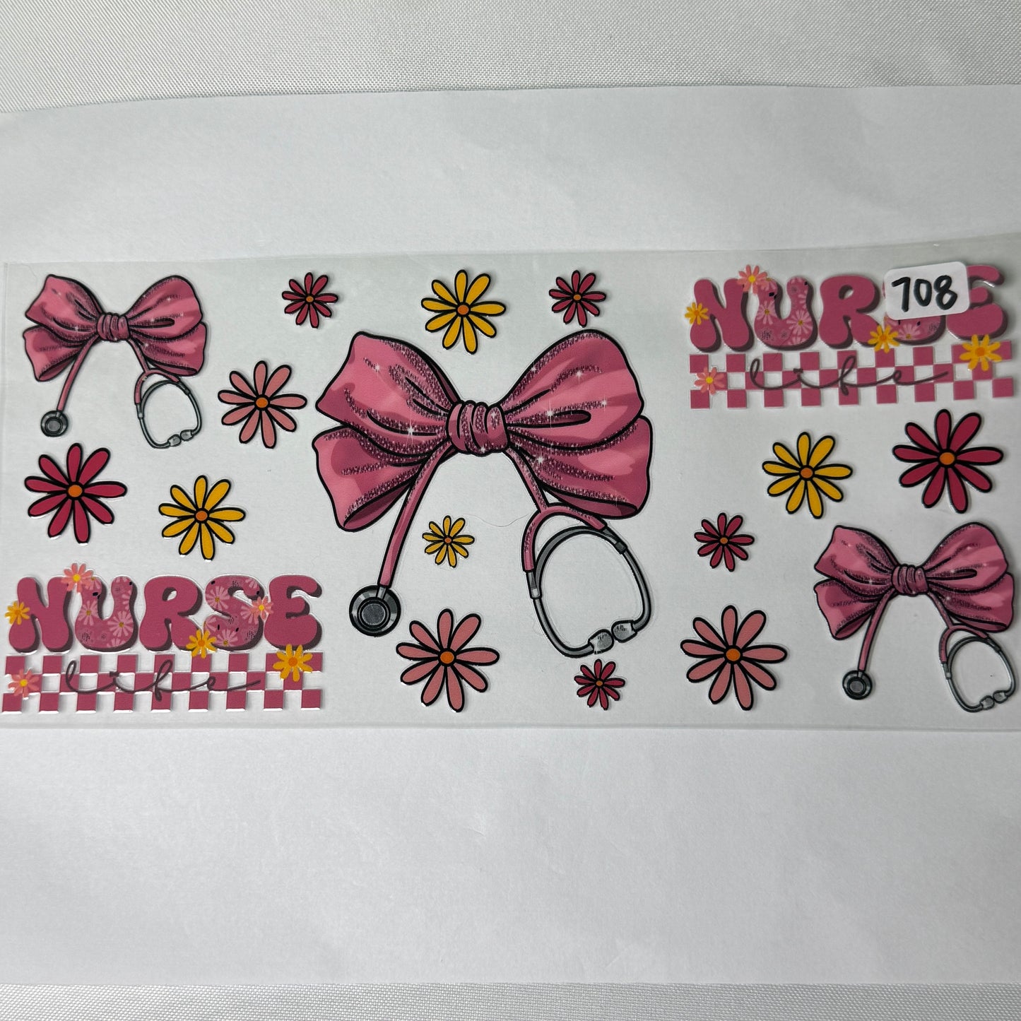 Teacher/Nurse/Jobs/Awareness UVDTF Cup Wraps