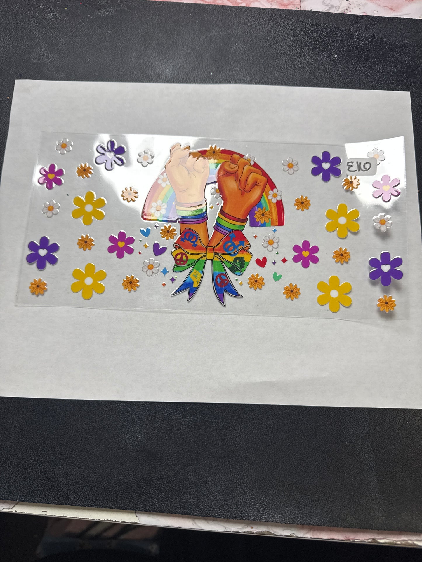 E16 Pride awareness uvdtf wrap