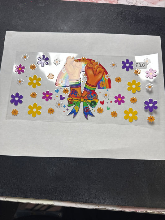 E16 Pride awareness uvdtf wrap