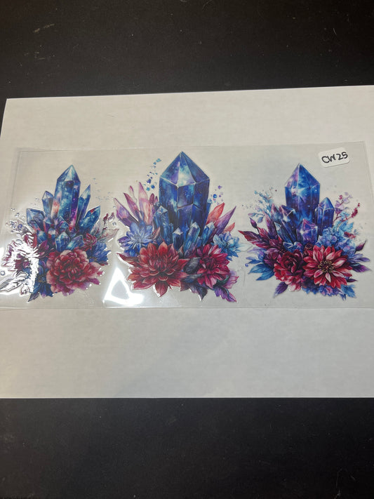 CW25 Crystals UVDTF Wrap