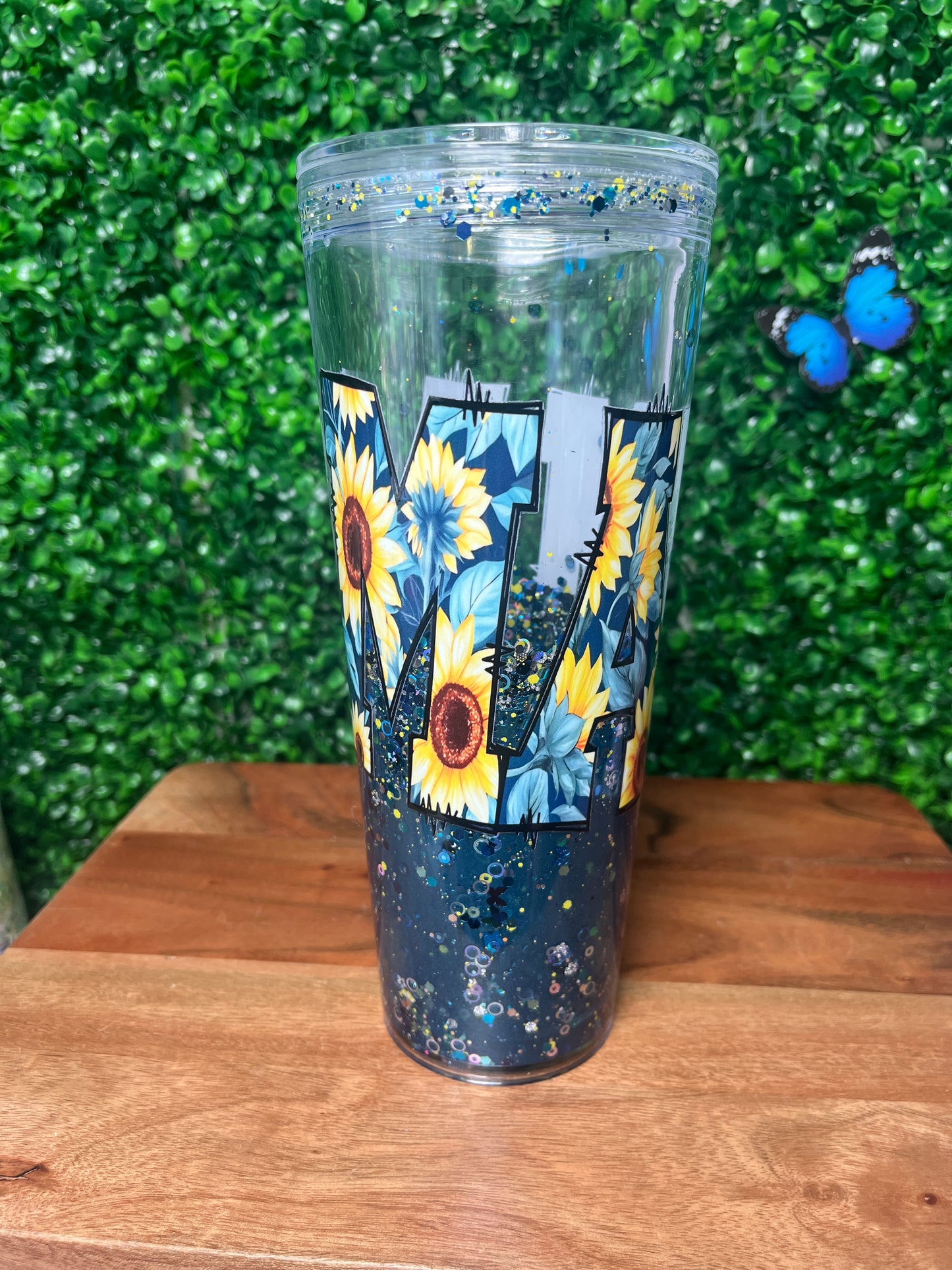 24oz Mama Sunflower UVDTF Cup