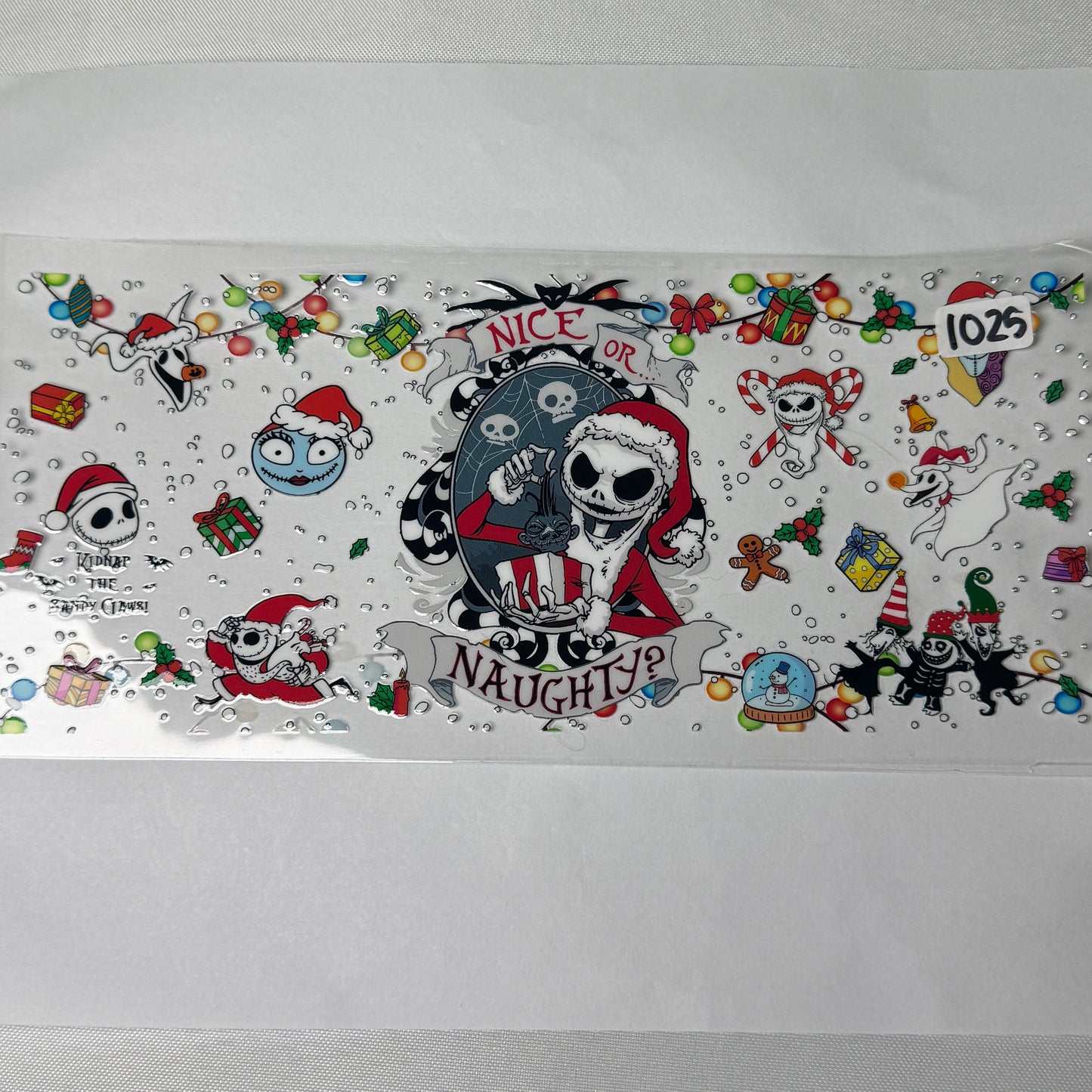 More Christmas Characters UVDTF Cup Wraps