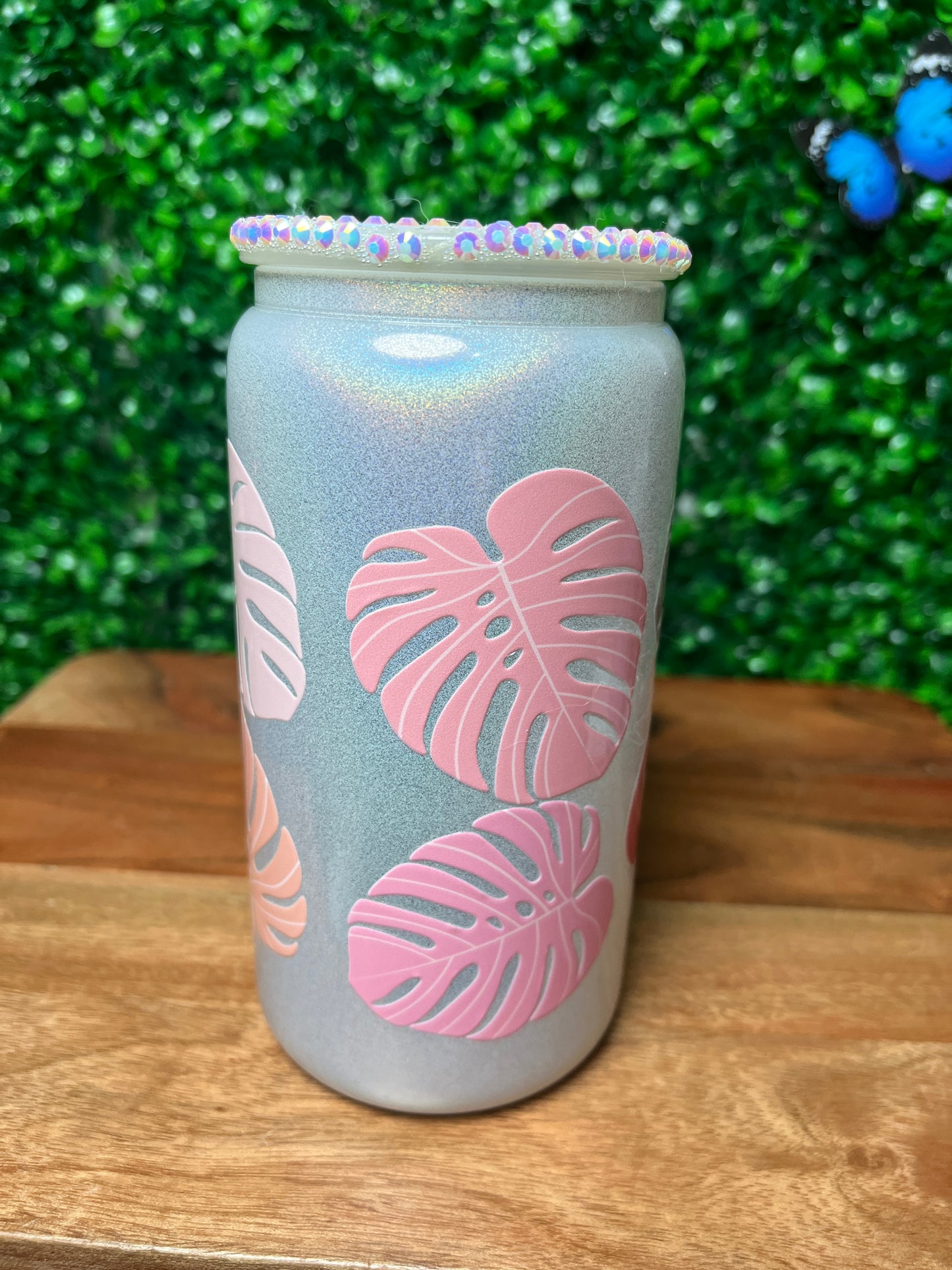 16oz Plants UVDTF Glass Cup