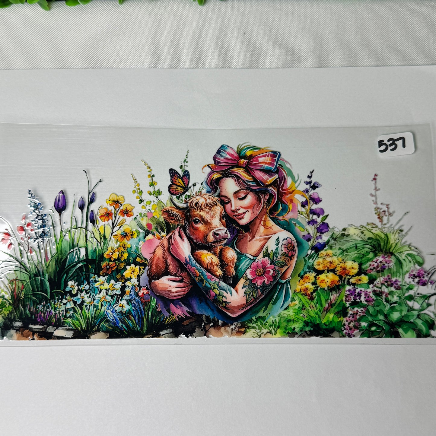 Highland Cow UVDTF Cup Wraps