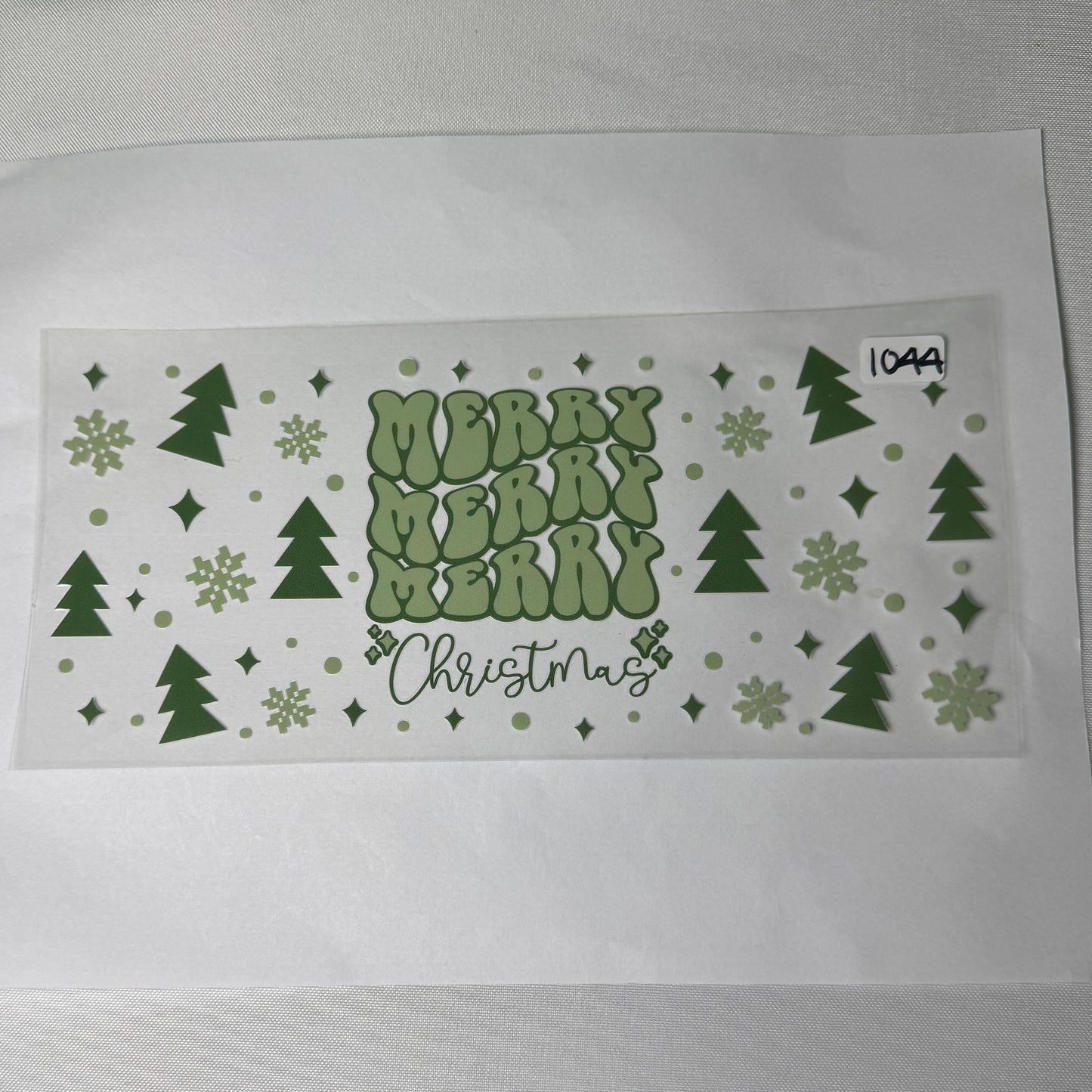 Christmas UVDTF Cup Wraps