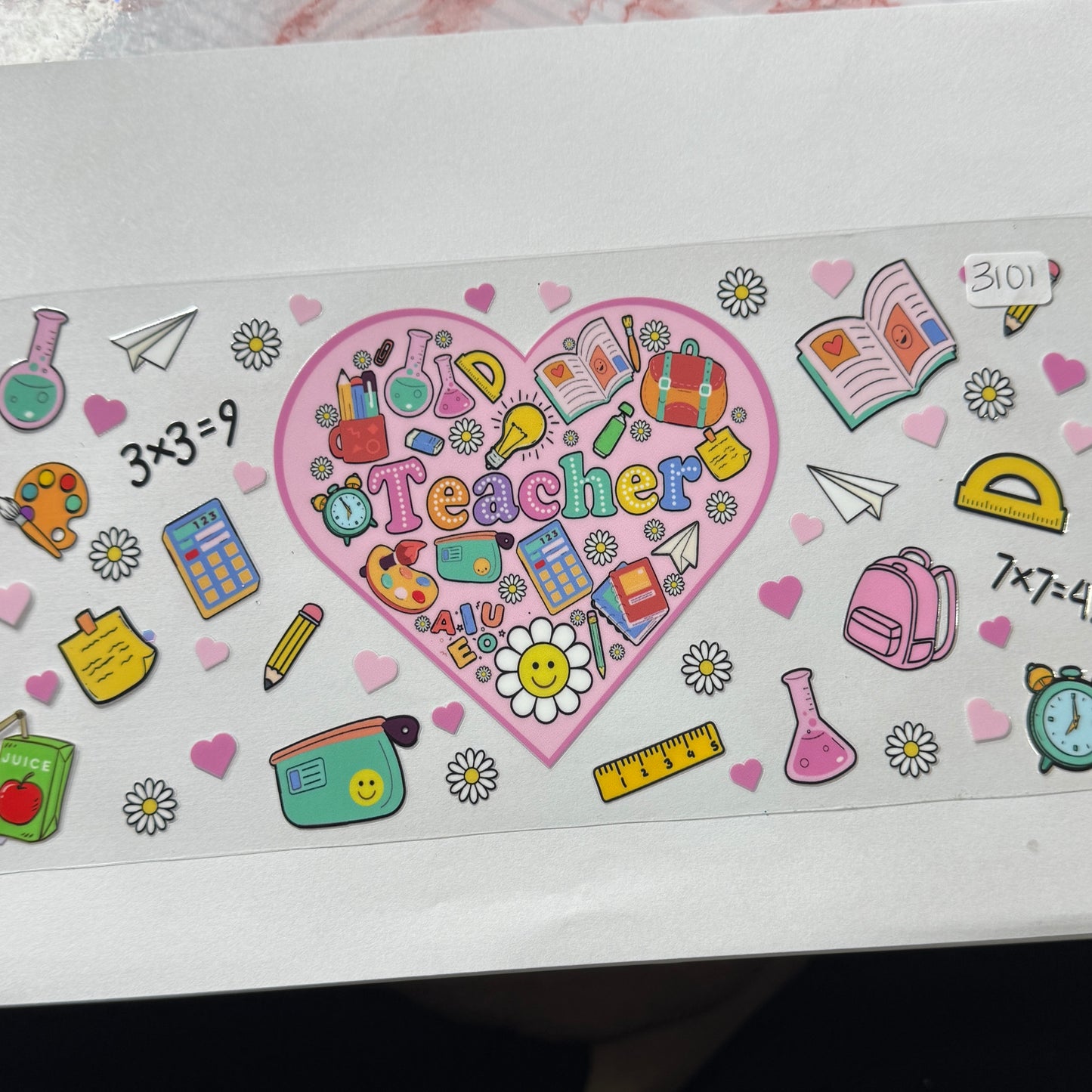 Teacher/Nurse/Jobs/Awareness UVDTF Cup Wraps