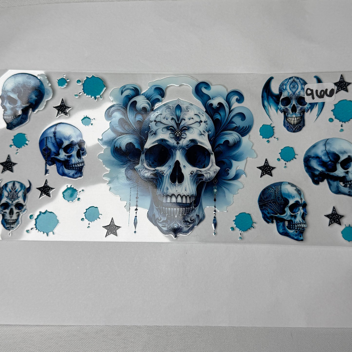 Skulls and Pumpkins UVDTF Cup Wraps