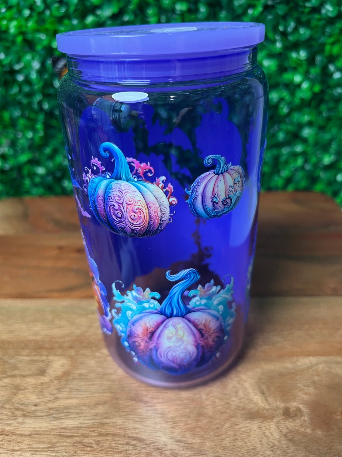16oz Girl Character UVDTF Glass Cup