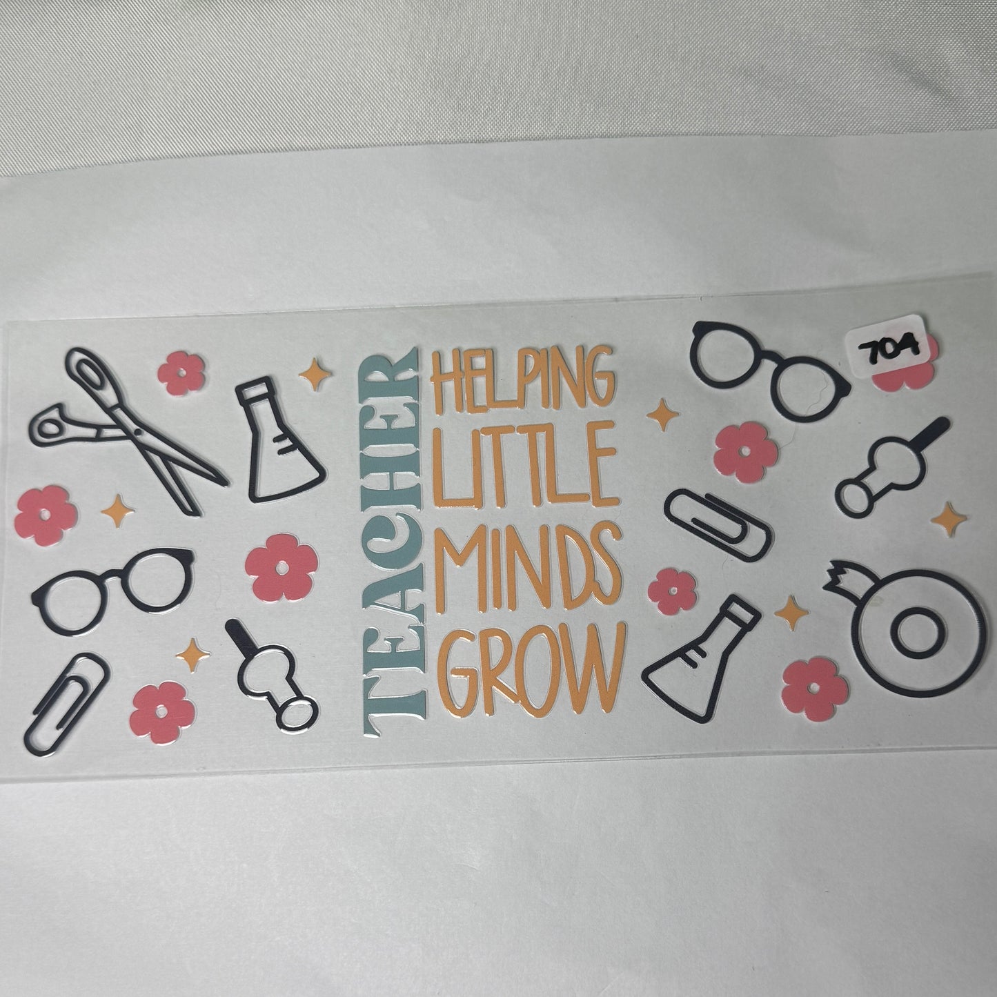 Teacher/Nurse/Jobs/Awareness UVDTF Cup Wraps