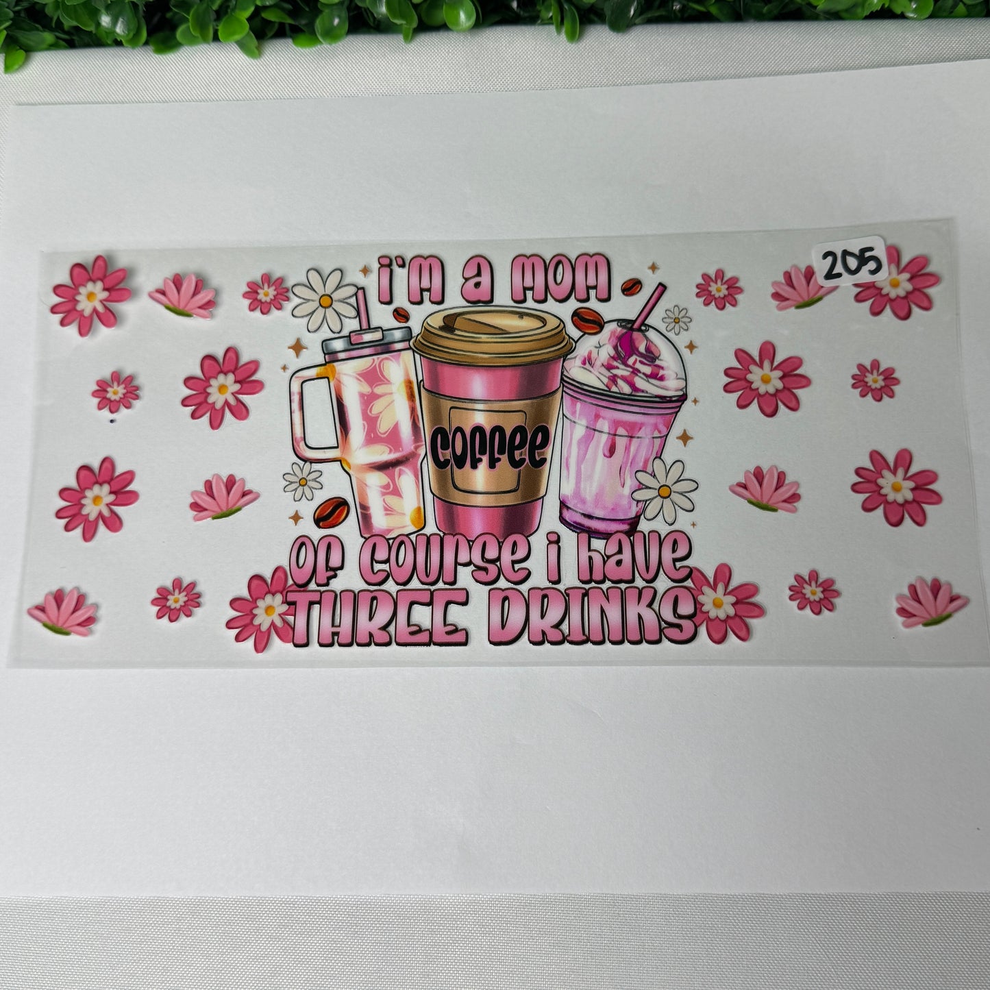 Coffee UVDTF Cup Wraps