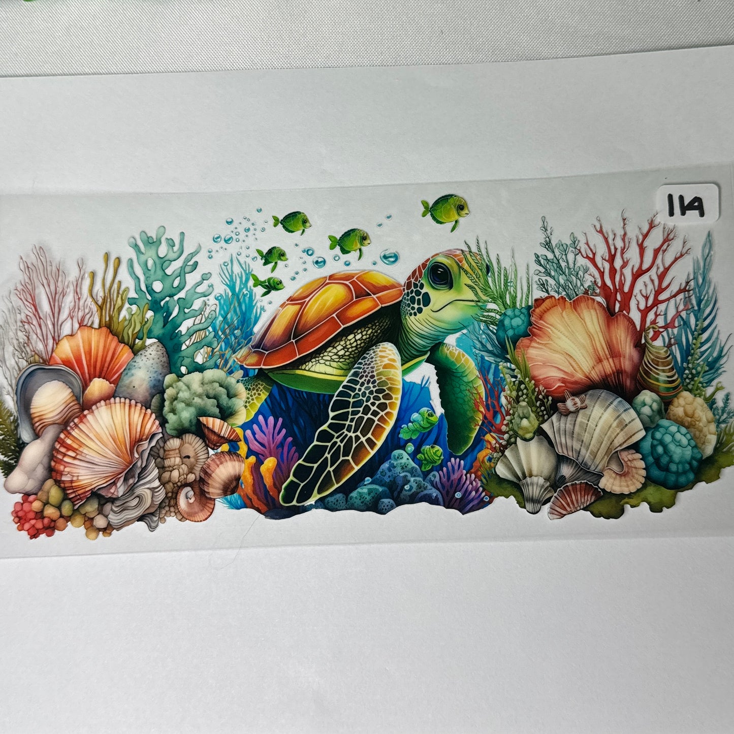 Ocean/Turtle UVDTF Cup Wraps