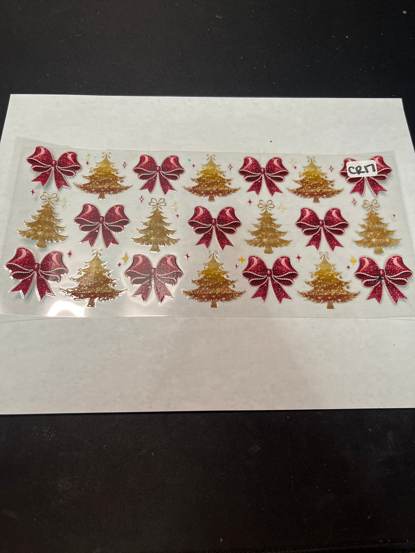 CR17 Christmas Theme UVDTF Wrap