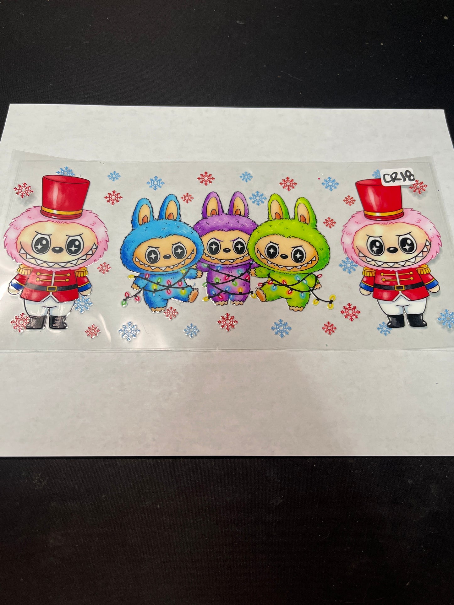 CR18 Christmas Characters UVDTF Wrap
