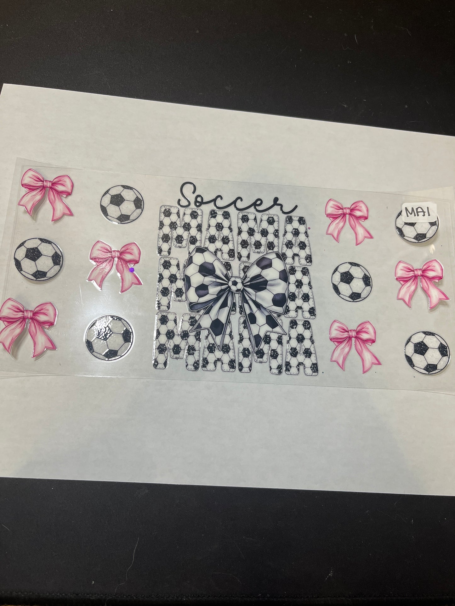 MA1 Mama Soccer UVDTF Wrap