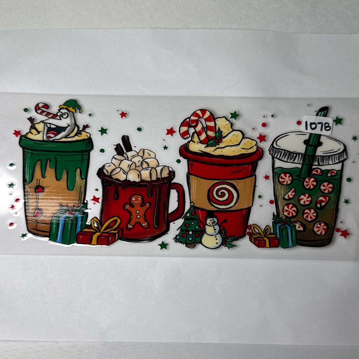 Christmas UVDTF Cup Wraps
