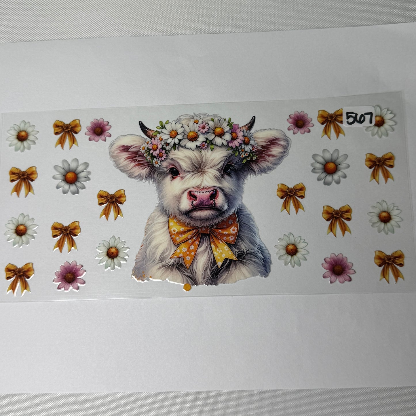 Highland Cow UVDTF Cup Wraps