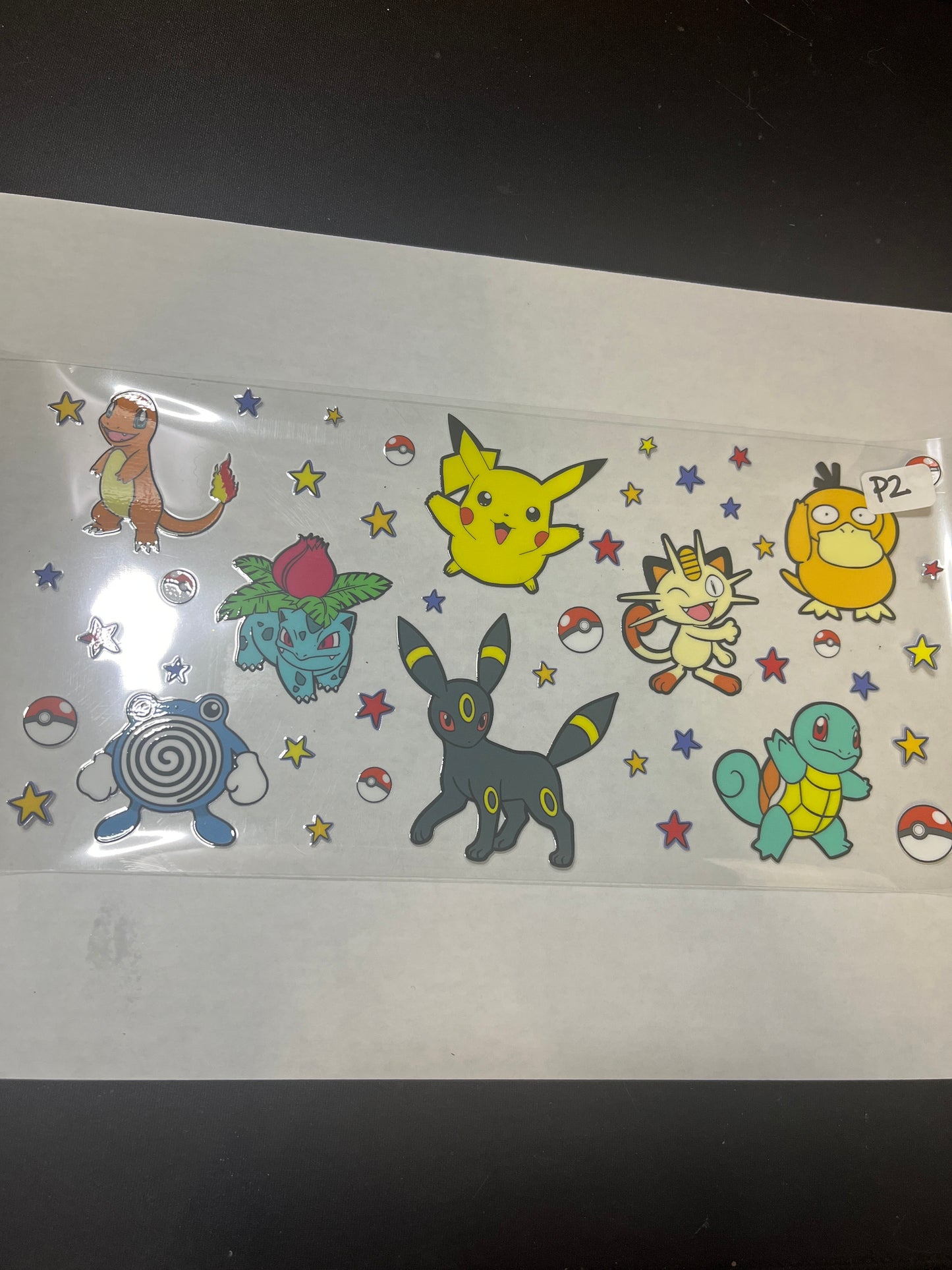 P2 Characters UVDTF Wrap