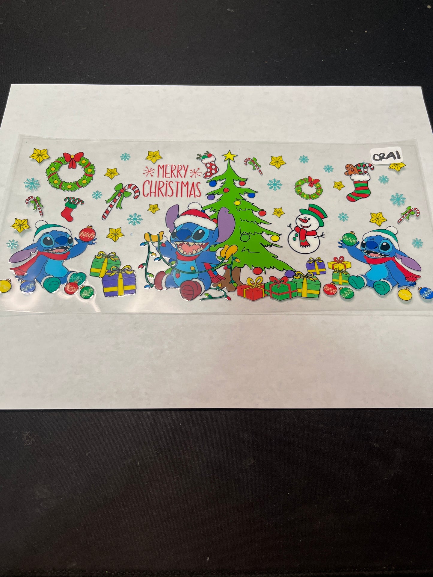 CR41 Christmas Kids Character UVDTF Wrap