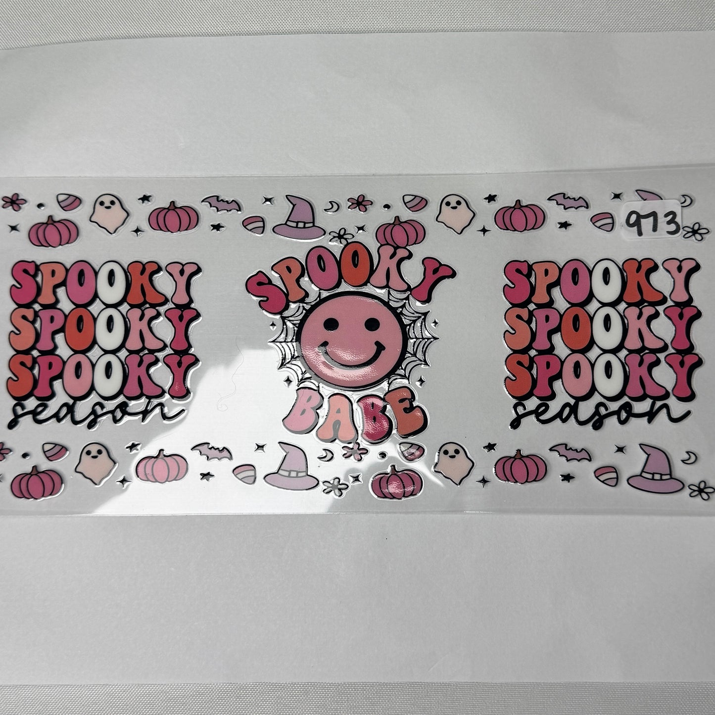 Skulls and Pumpkins UVDTF Cup Wraps