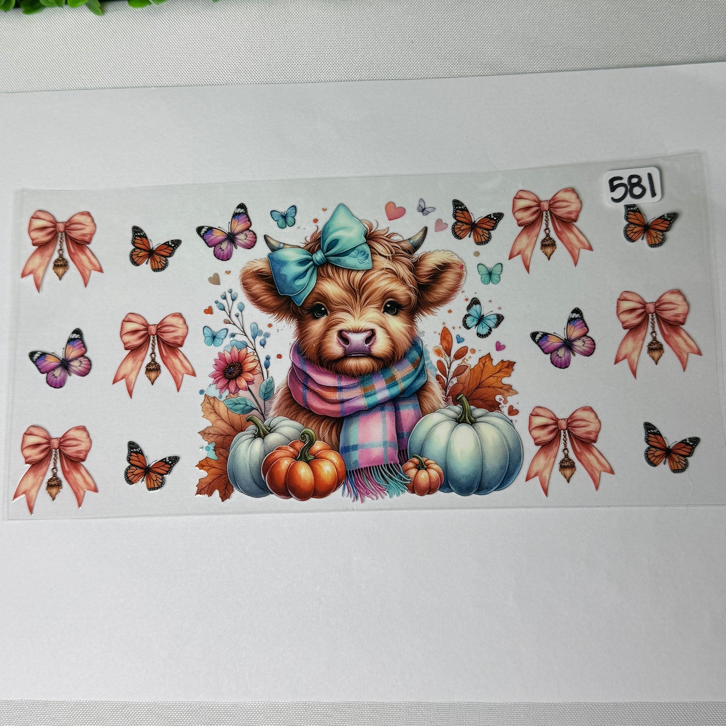 Highland Cow UVDTF Cup Wraps