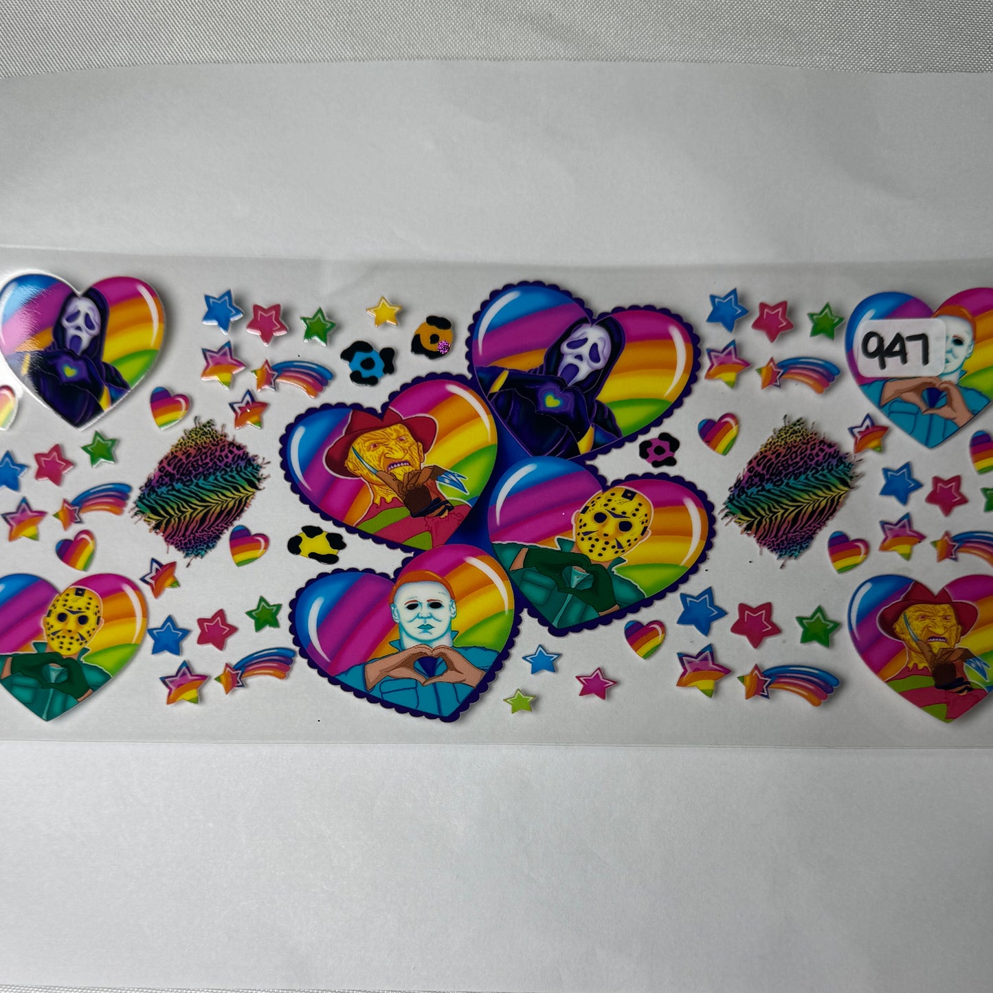 Spooky Characters UVDTF Cup Wraps