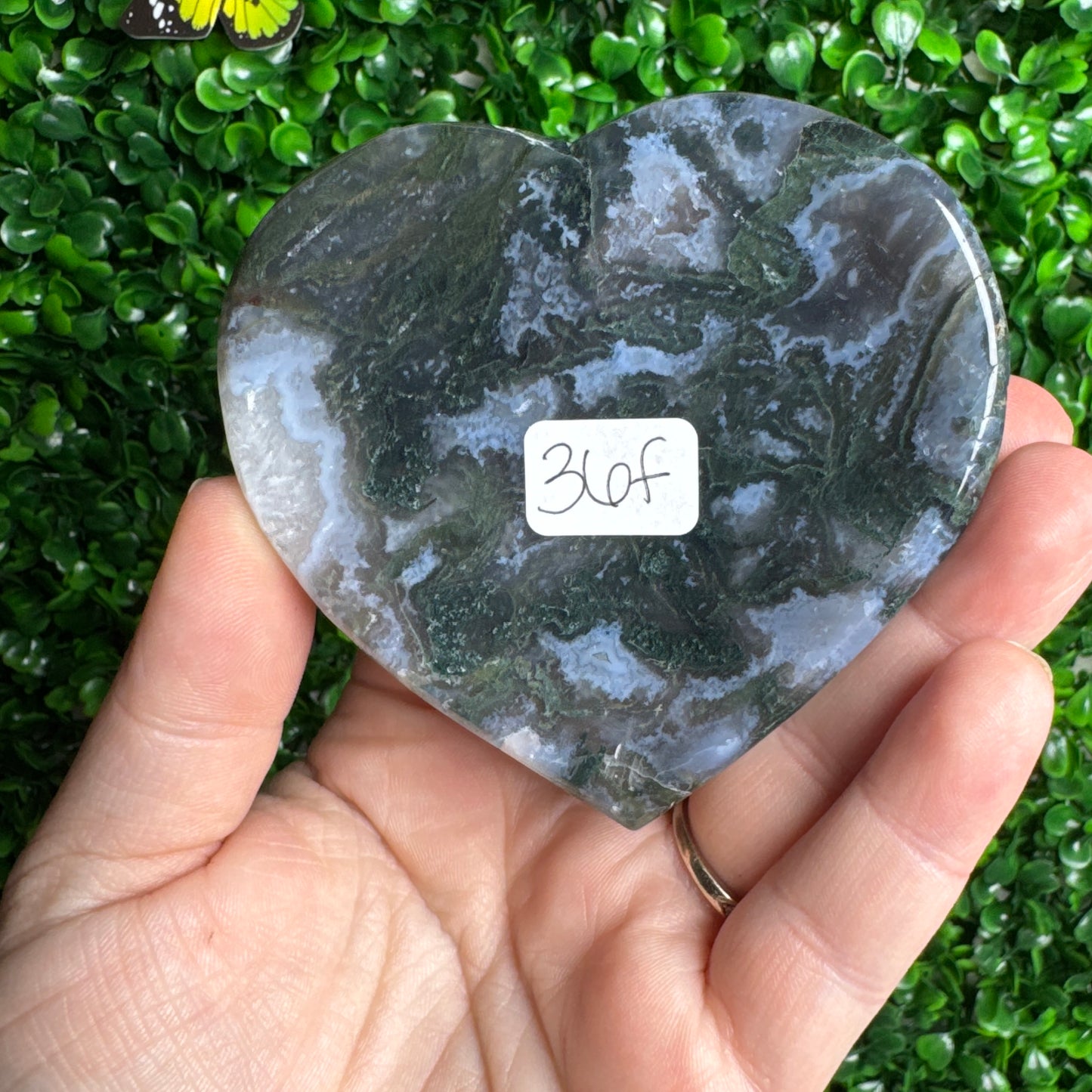 Moss Agate Bowl Carving