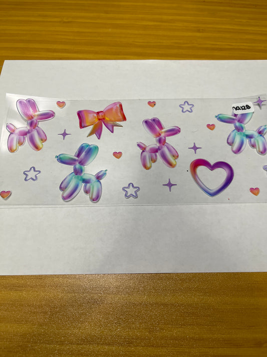 NA128 Animal Colorful UVDTF Wrap