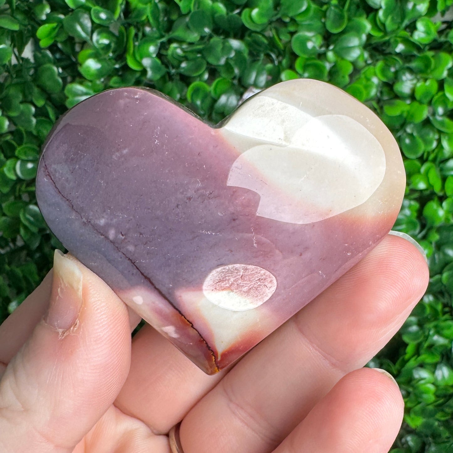 Mookaite Jasper Palm Stones and Hearts