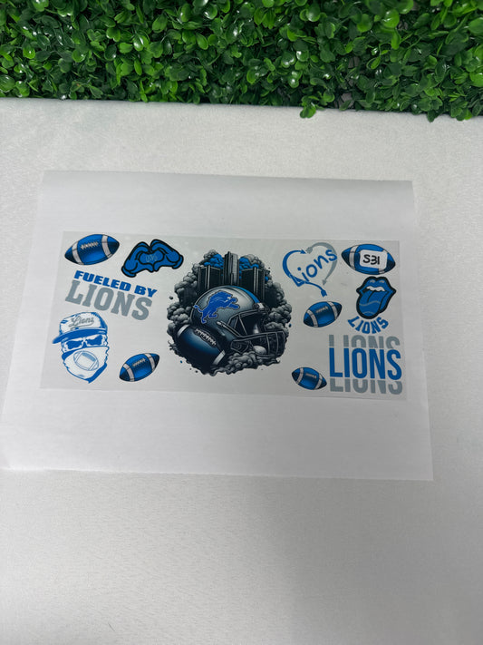 S31 Lions Football Sports UVDTF wrap