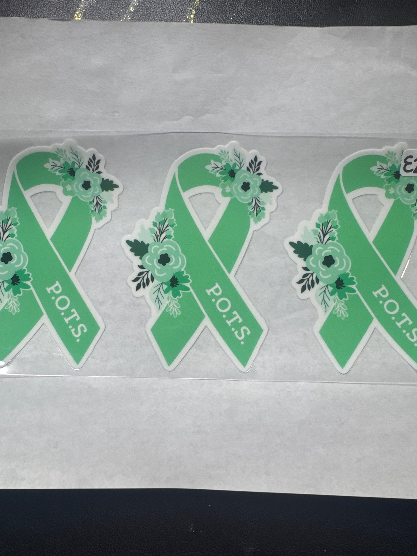 E27 POTS ribbon awareness wrap