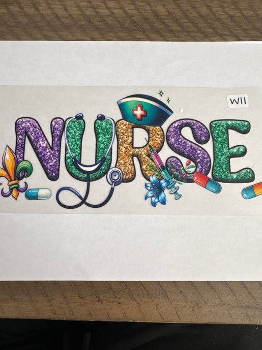 W11 nurse uvdtf wrap