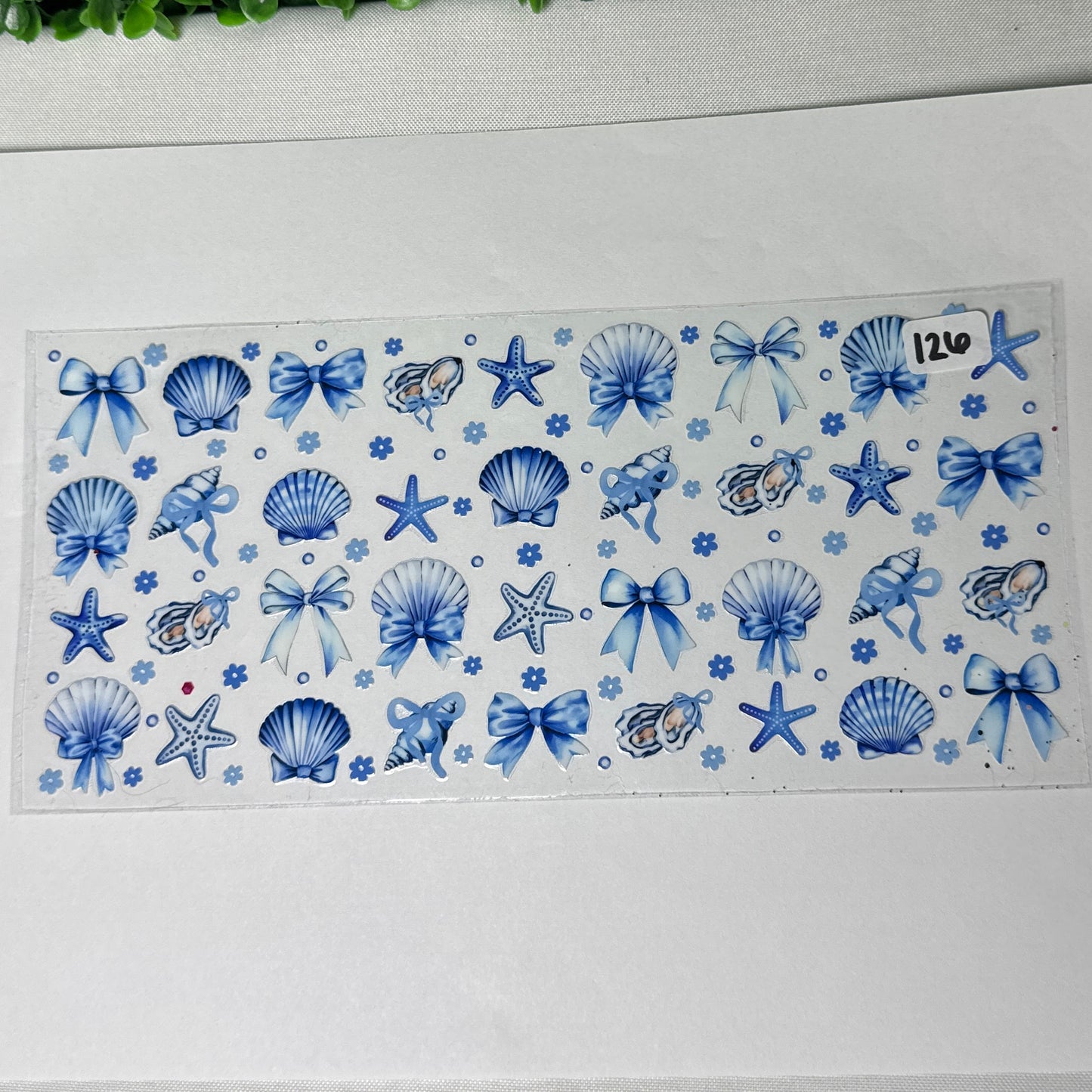 Ocean/Turtle UVDTF Cup Wraps