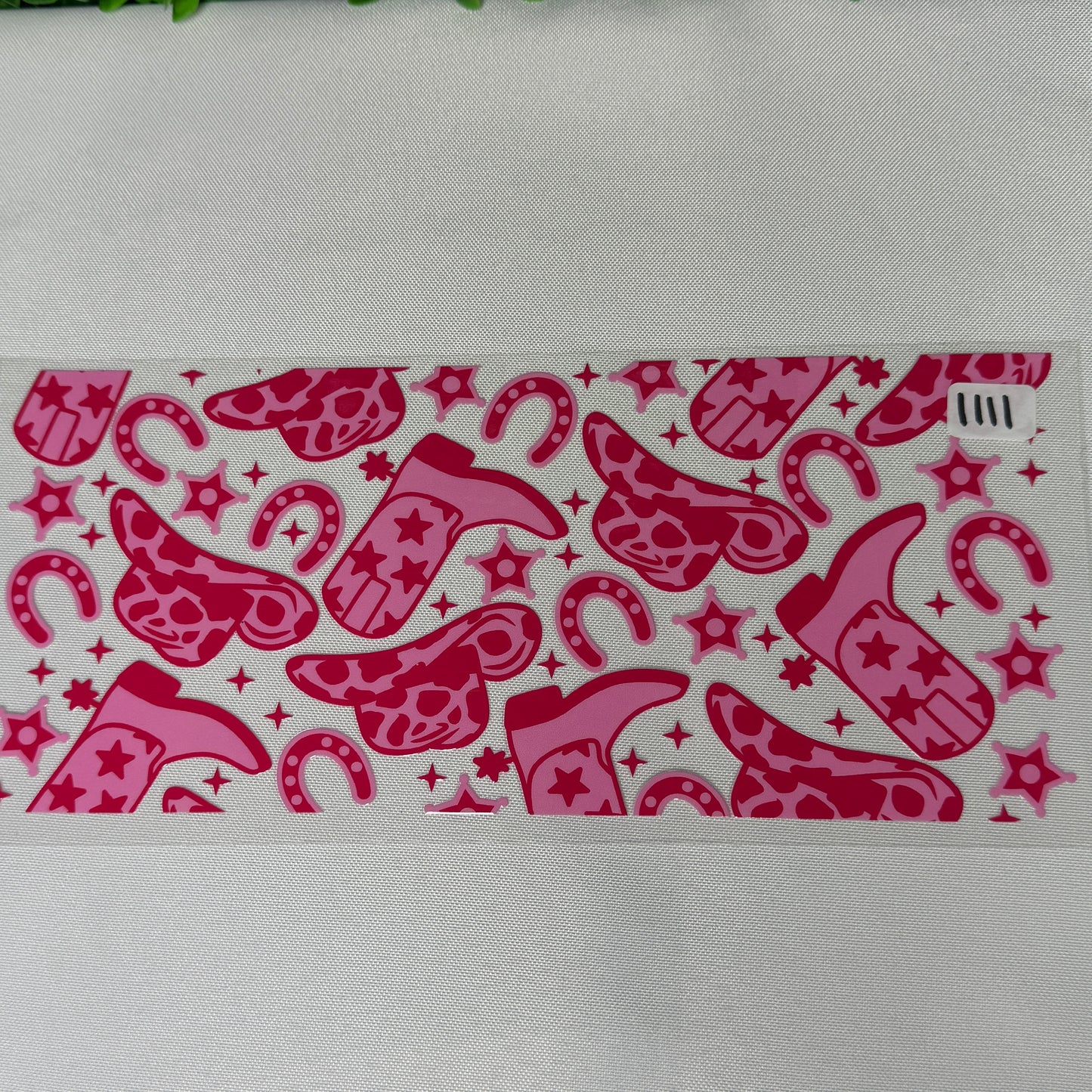 Country Western UVDTF Cup wraps