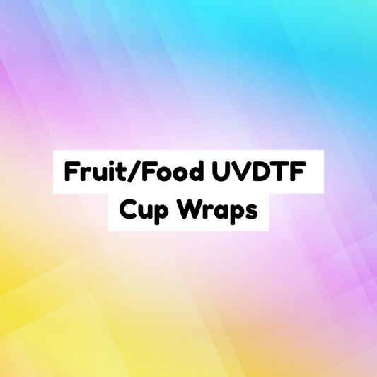 Fruit/Food UVDTF Cup Wraps