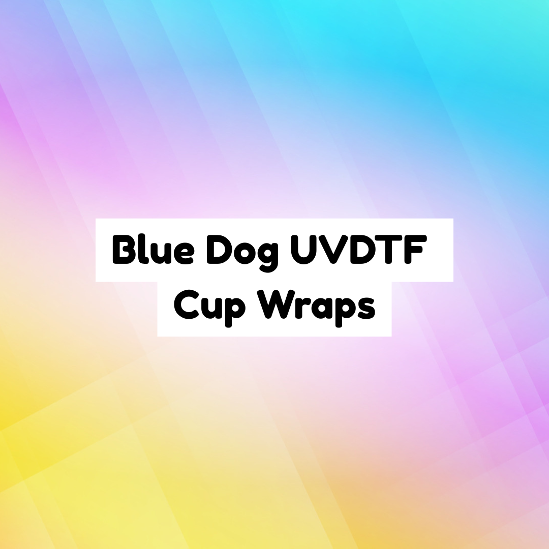 Blue Dog UVDTF Cup Wraps