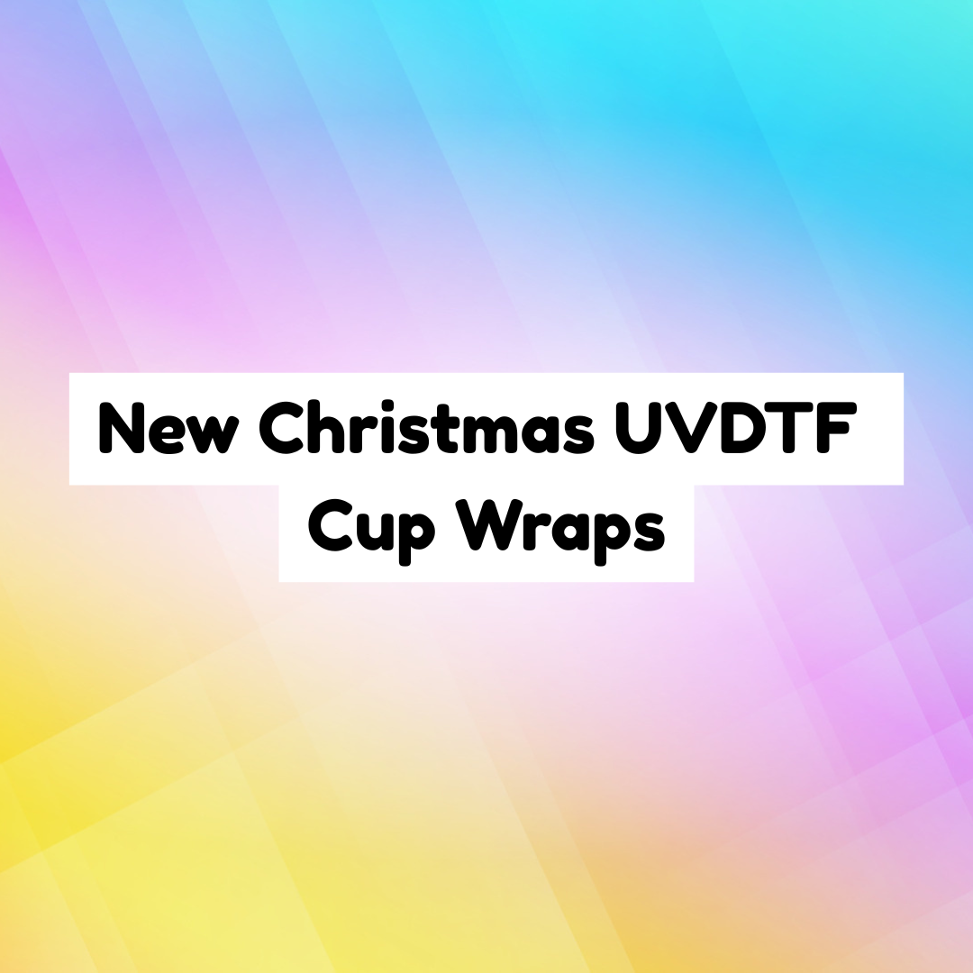 New Christmas UVDTF Cup Wraps