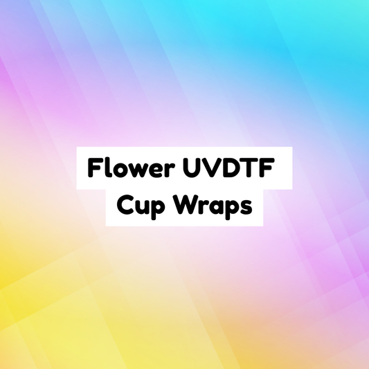 Flower UVDTF Cup Wraps