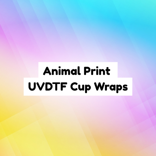 Animal Print UVDTF Cup Wraps