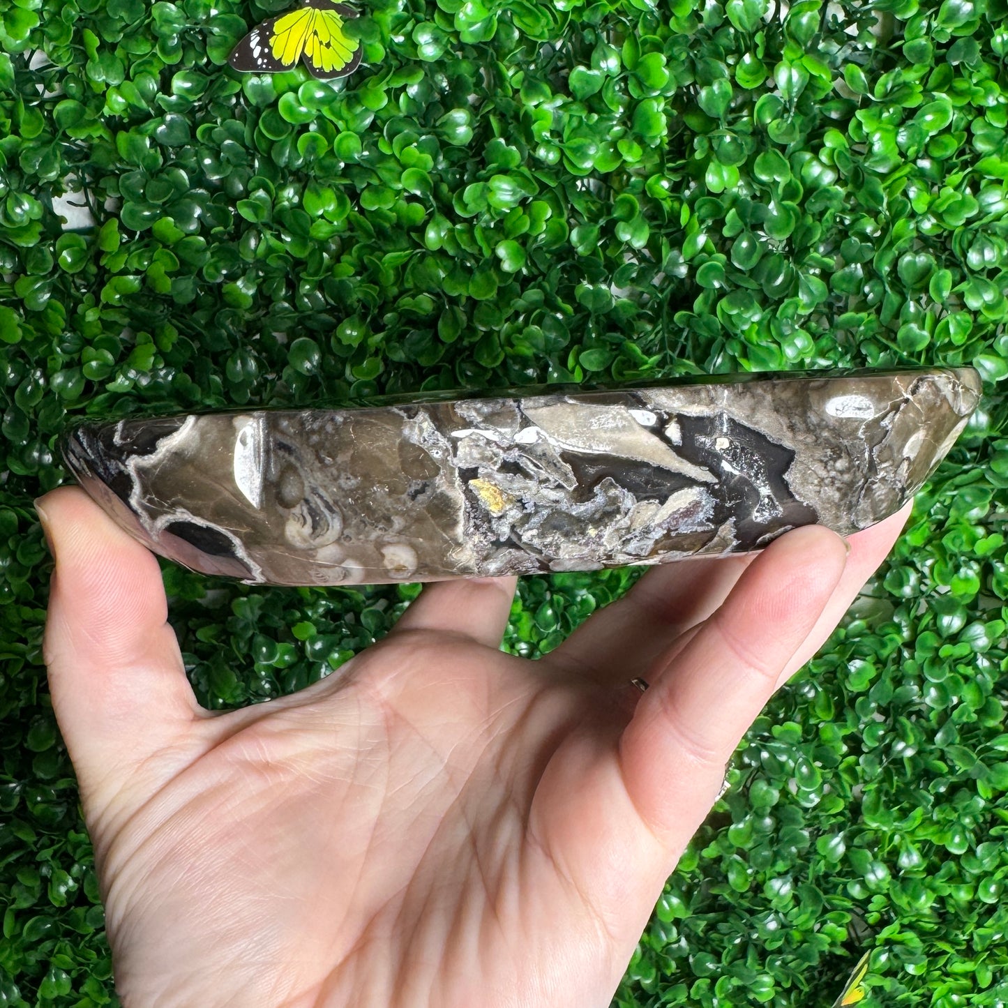 Large Volcano Agate Bowl