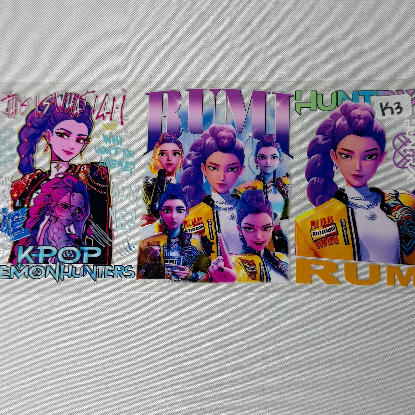 Girl Pop Bands UVDTF Cup Wraps