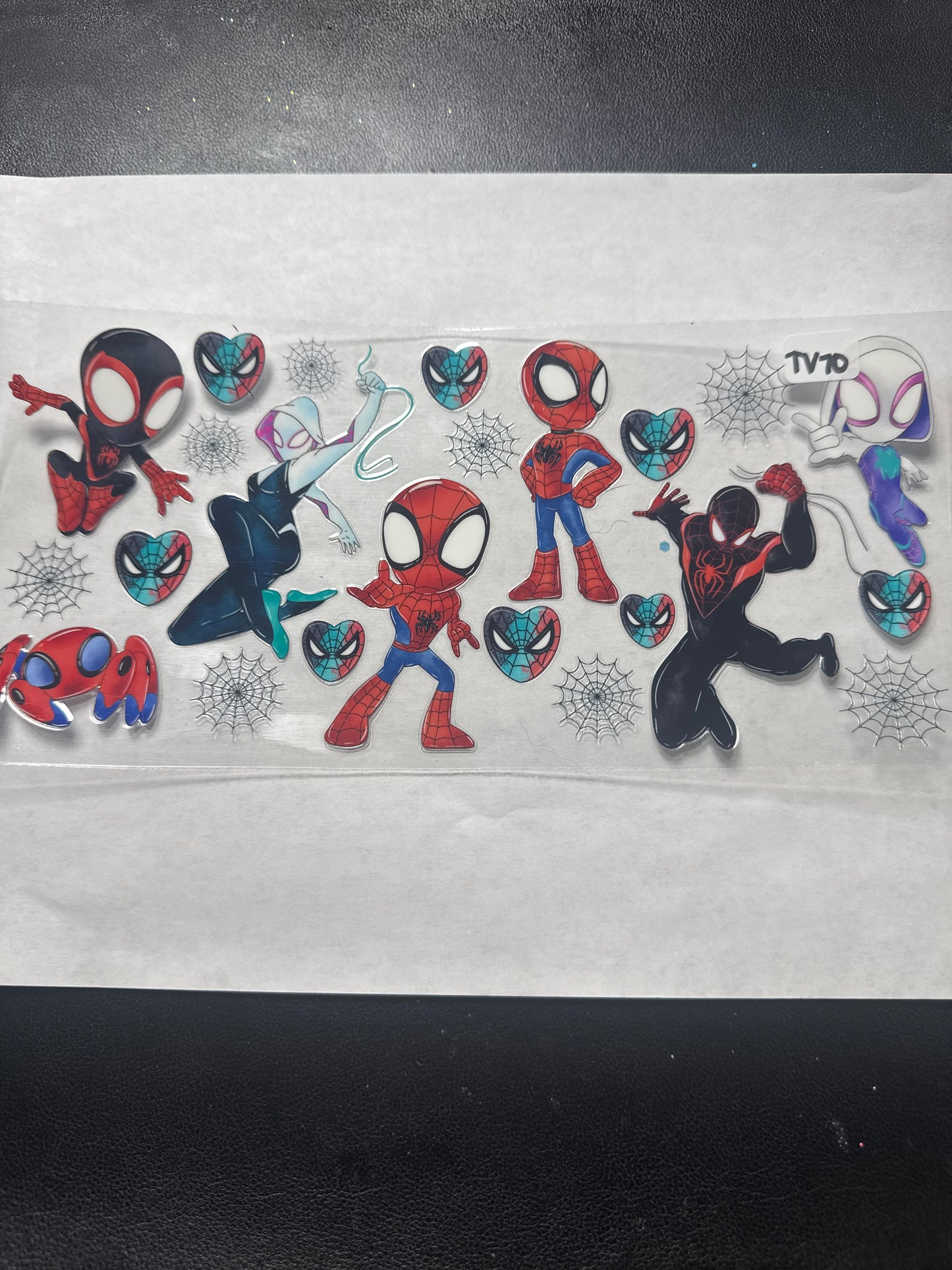 TV 70 Spider hero and friends uvdtf wrap