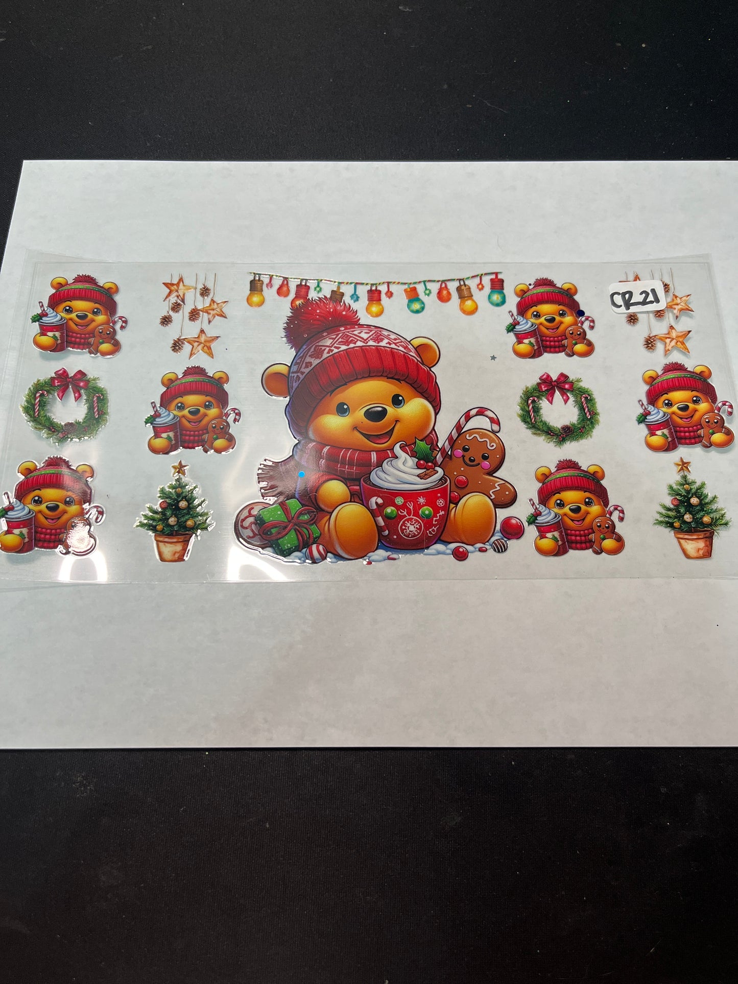 CR21 Christmas Character UVDTF Wrap