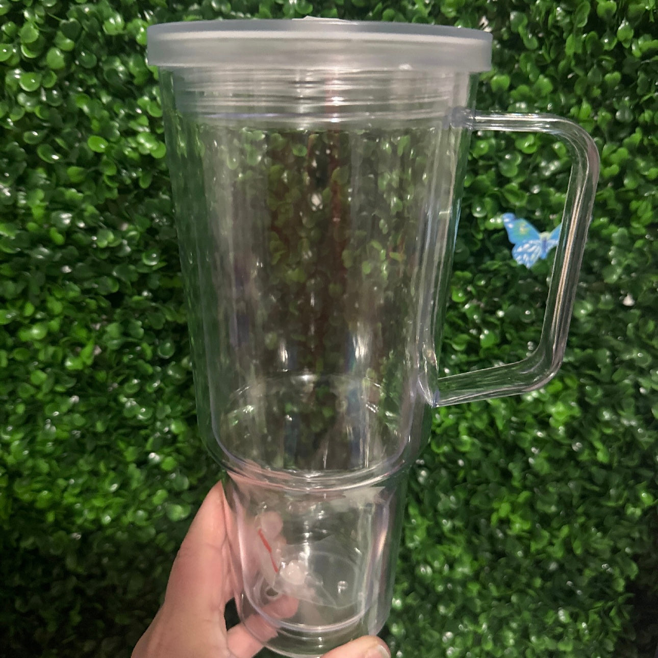 30oz Glow in the Dark leakproof Snow-globe tumbler cup